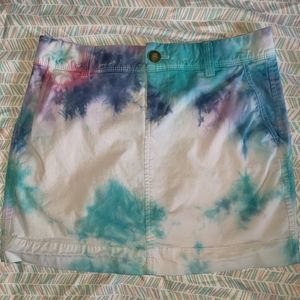 Tie Dyed Old Navy Mini Skirt Size 0